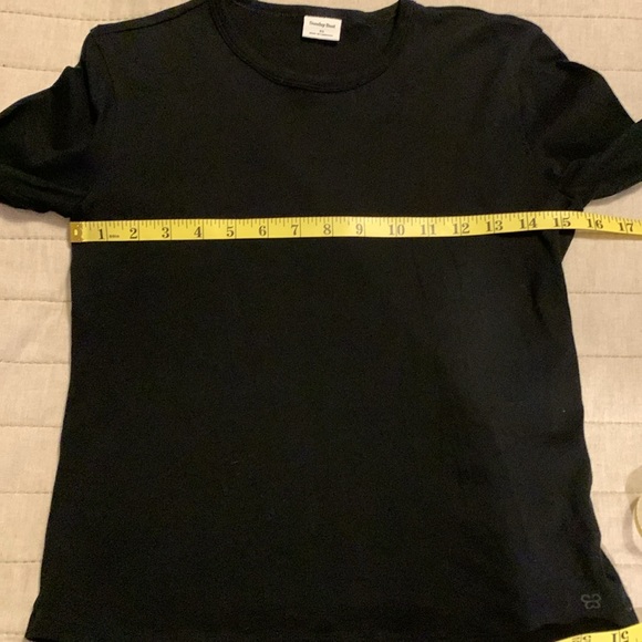 ARITZIA Sunday Best Cotton Long Sleeve Top Size XS Black - Picture 8 of 10